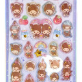 Japan Monchhichi Uruchuru Pop Seal - Bebichhichi-chan & Bebichhichi-kun - 2