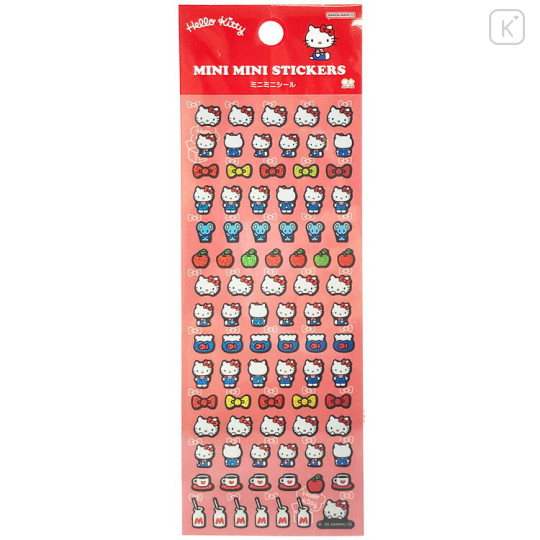 Japan Sanrio Mini Mini Stickers - Hello Kitty : Hologram - 1