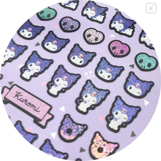 Japan Sanrio Mini Mini Stickers - Kuromi : Hologram - 2