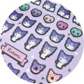 Japan Sanrio Mini Mini Stickers - Kuromi : Hologram - 2