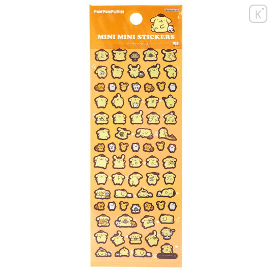 Japan Sanrio Mini Mini Stickers - Pompompurin : Hologram - 1
