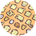 Japan Sanrio Mini Mini Stickers - Pompompurin : Hologram - 2
