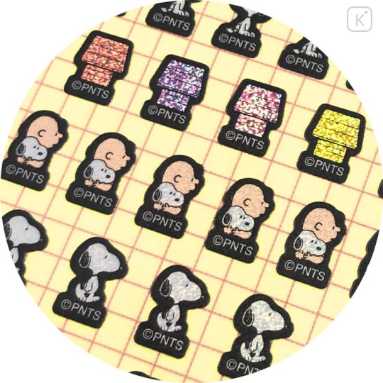 Japan Peanuts Mini Mini Stickers - Snoopy : Hologram - 2
