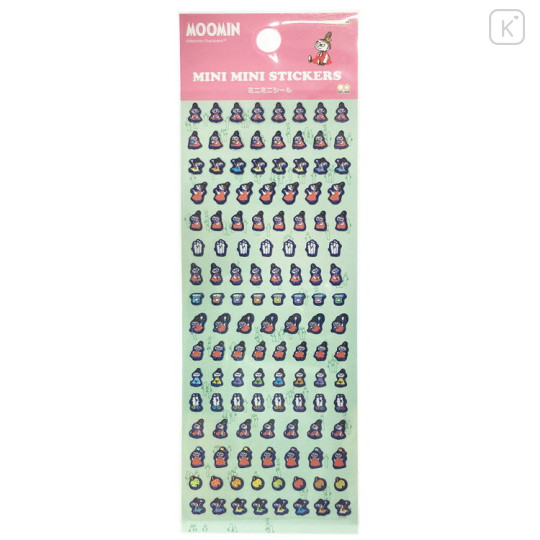 Japan Moomin Mini Mini Stickers - Hattifatteners & Little My : Hologram - 1