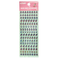 Japan Moomin Mini Mini Stickers - Hattifatteners & Little My : Hologram - 1