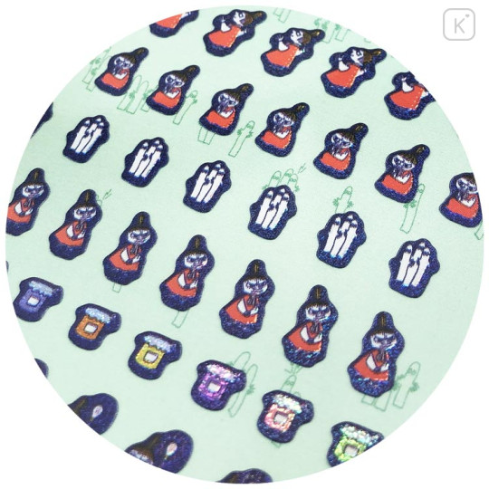 Japan Moomin Mini Mini Stickers - Hattifatteners & Little My : Hologram - 2