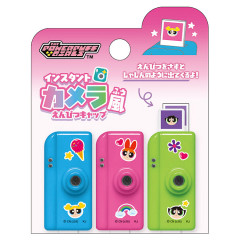 Japan The Powerpuff Girls Parody Pencil Cap Set - Instant Camera Style