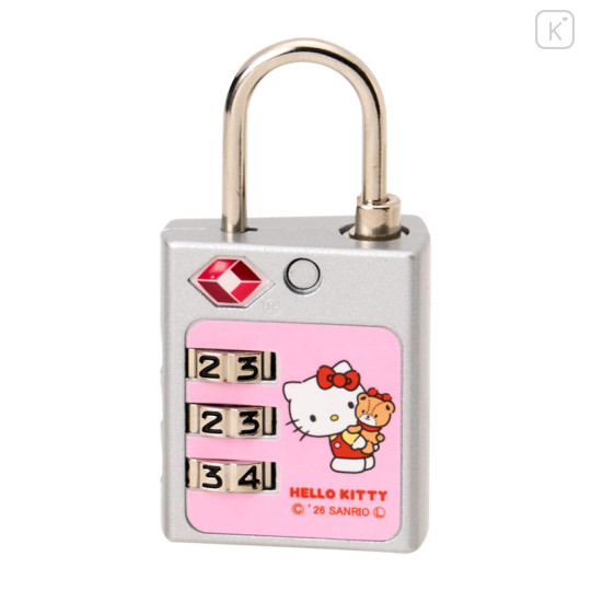 Japan Sanrio TSA 3-Dial Lock - Hello Kitty - 3