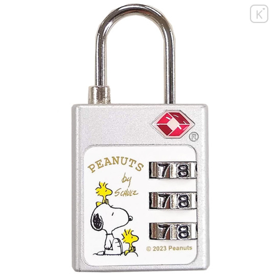 Japan Peanuts TSA 3-Dial Lock - Snoopy - 1