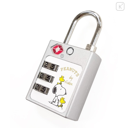 Japan Peanuts TSA 3-Dial Lock - Snoopy - 5