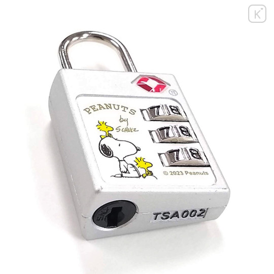 Japan Peanuts TSA 3-Dial Lock - Snoopy - 6