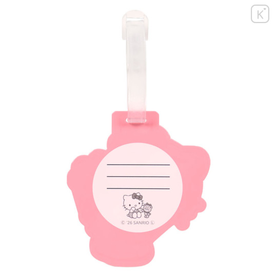 Japan Sanrio Name Tag - Hello Kitty & Tiny Chum : Pink - 2