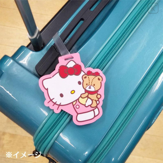 Japan Sanrio Name Tag - Hello Kitty & Tiny Chum : Pink - 6