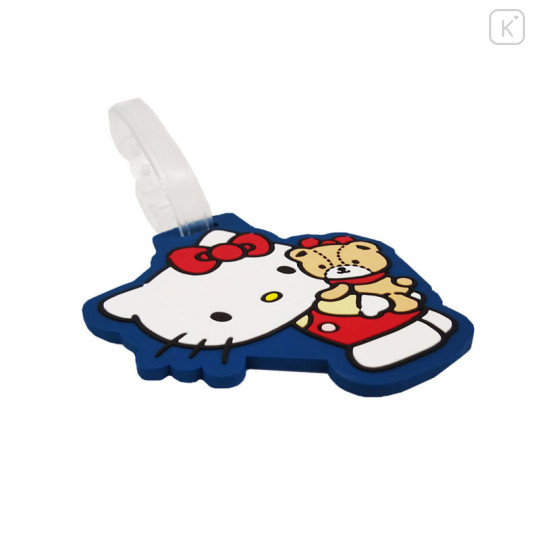 Japan Sanrio Name Tag - Hello Kitty & Tiny Chum : Navy - 3