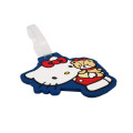 Japan Sanrio Name Tag - Hello Kitty & Tiny Chum : Navy - 3