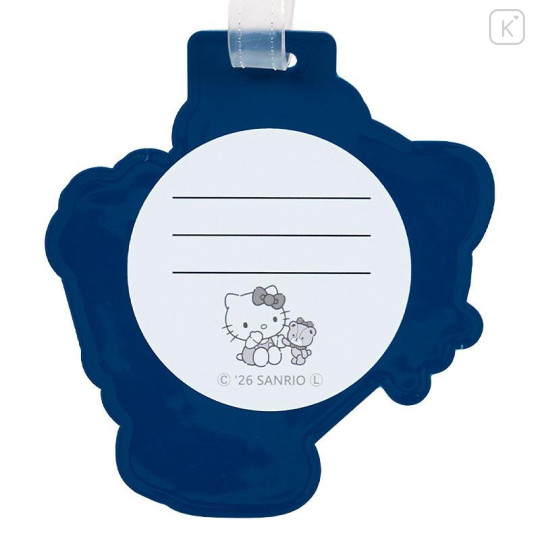 Japan Sanrio Name Tag - Hello Kitty & Tiny Chum : Navy - 5