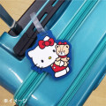 Japan Sanrio Name Tag - Hello Kitty & Tiny Chum : Navy - 6