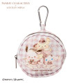 Japan Sanrio Dolly Mix Carabiner Pouch with Mirror - Cinnamoroll & Pochacco & Pompompurin : Brown - 1