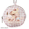 Japan Sanrio Dolly Mix Carabiner Pouch with Mirror - Cinnamoroll & Pochacco & Pompompurin : Brown - 4