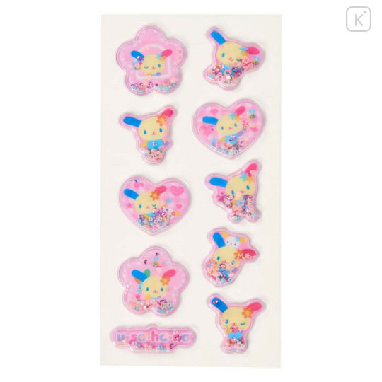 Japan Sanrio Shaker Stickers - Usahana : Pink - 2
