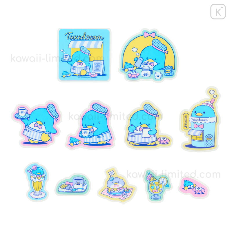 Sticker For Shampoo Japan Sanrio Original Sticker Set - Tuxedosam : Cafe | Kawaii Limited