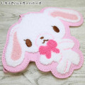 Japan Sanrio Pass Case Card Holder & Reel - Sugarbunnies : Embroidery Shirousa - 3