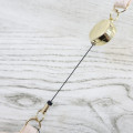 Japan Sanrio Pass Case Card Holder & Reel - Sugarbunnies : Embroidery Shirousa - 4
