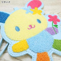 Japan Sanrio Pass Case Card Holder & Reel - Usahana : Embroidery - 2