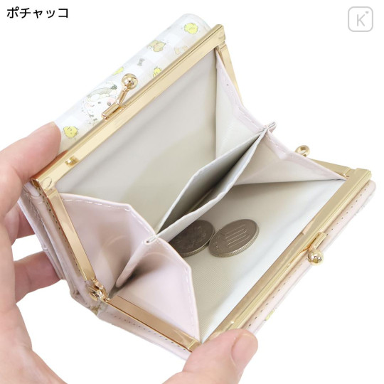 Japan Sanrio Clasp Bifold Wallet - Pochacco : Dolly Mix - 3
