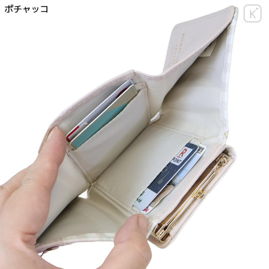Japan Sanrio Clasp Bifold Wallet - Pochacco : Dolly Mix - 4