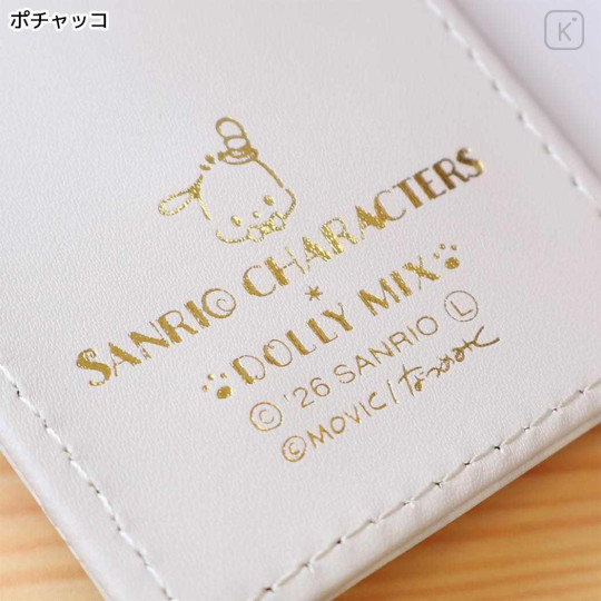 Japan Sanrio Clasp Bifold Wallet - Pochacco : Dolly Mix - 5