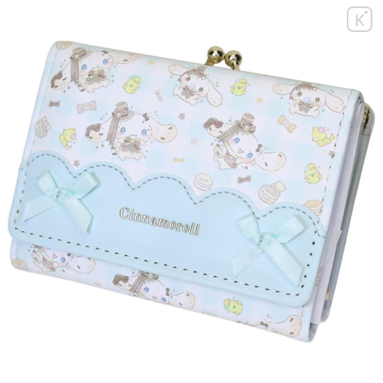 Japan Sanrio Clasp Bifold Wallet - Cinnamoroll : Dolly Mix - 1