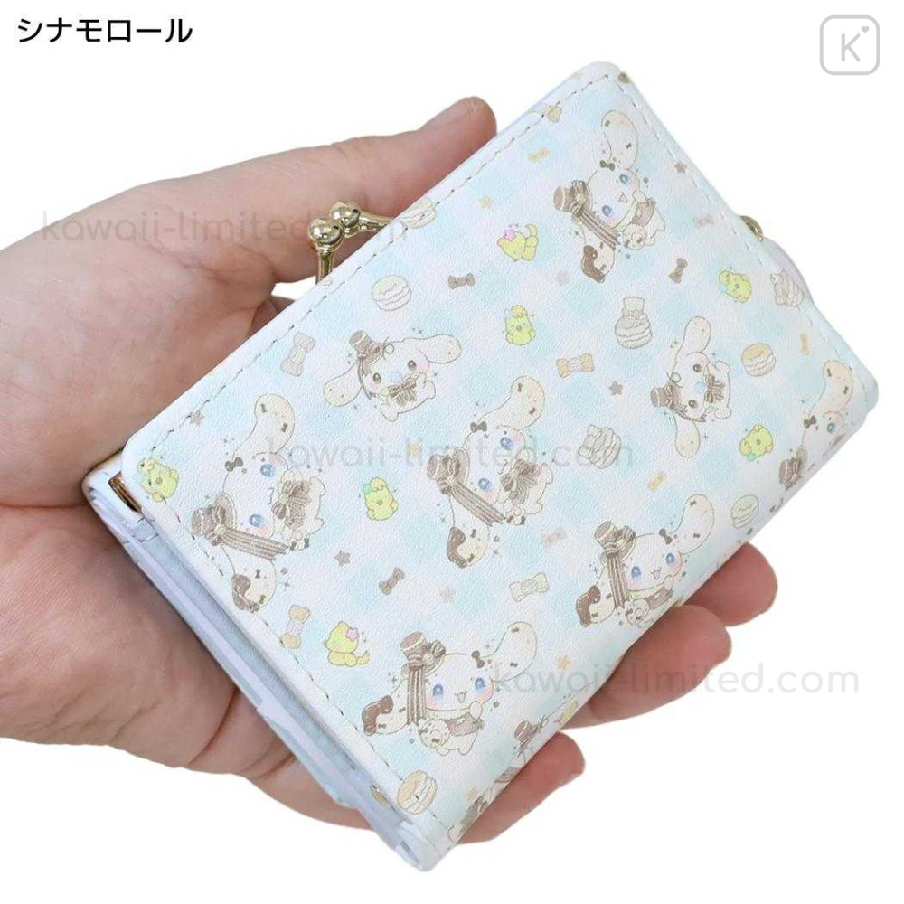 Japan Sanrio Clasp Bifold Wallet - Cinnamoroll : Dolly Mix | Kawaii Limited