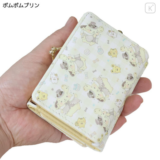 Japan Sanrio Clasp Bifold Wallet - Pompompurin : Dolly Mix - 4