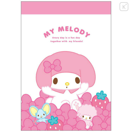 Japan Sanrio Mini Notepad - My Melody : Hidden Little Friends - 1