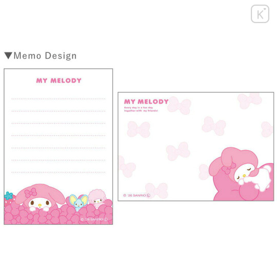 Japan Sanrio Mini Notepad - My Melody : Hidden Little Friends - 2