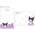 Japan Sanrio Mini Notepad - Kuromi : Hidden Little Friends - 2