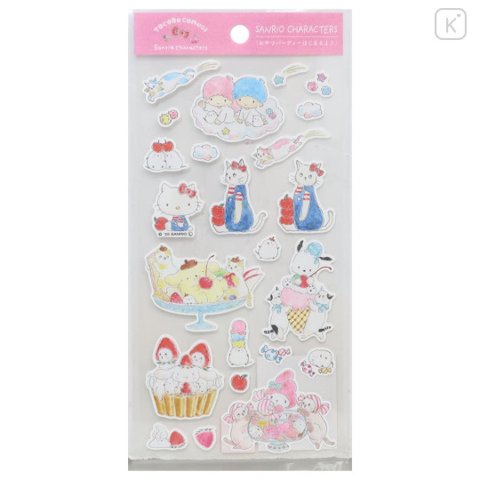Japan Sanrio × Tokoro Komugi Cotton Sticker - 1