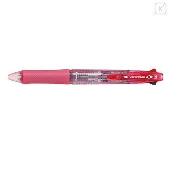 Japan Pilot Acroball 4 Multi Ballpoint Pen - 0.5mm Clear Soft Pink - 1