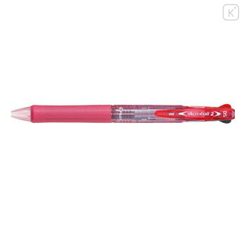 Japan Pilot Acroball 2 Multi Ballpoint Pen - 0.5mm Clear Soft Pink - 1