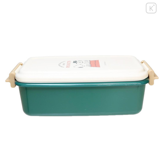 Japan Peanuts Bento Lunch Box 550ml - Olaf & Snoopy : Content & Happy Green - 2