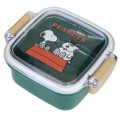 Japan Peanuts Bento Lunch Box 150ml - Olaf & Snoopy : Content & Happy Green - 1