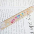 Japan Kirby 17cm Ruler - Kirby & Waddle Dee : Pupupu Drawing Time - 2