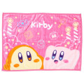 Japan Kirby Flannel Lap Blanket - Kirby's Dream Land Pink - 1