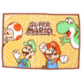 Japan Super Mario Flannel Lap Blanket - Super Mario Brothers Let's Go Adventure - 1