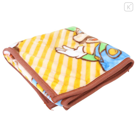Japan Super Mario Flannel Lap Blanket - Super Mario Brothers Let's Go Adventure - 3