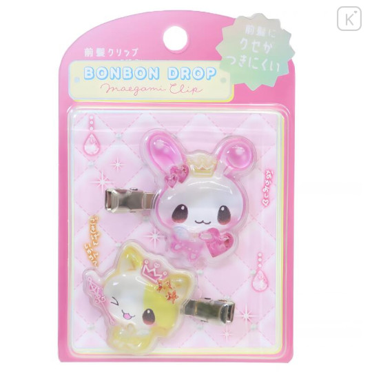 Japan Q-LiA Bonbon Drop Maegami Clip Set - Candy Twins A - 1