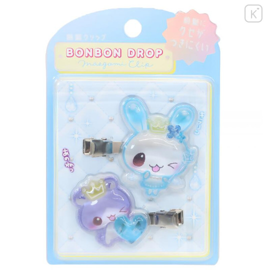 Japan Q-LiA Bonbon Drop Maegami Clip Set - Candy Twins B - 1