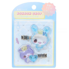 Japan Q-LiA Bonbon Drop Maegami Clip Set - Candy Twins B
