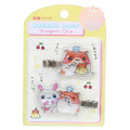 Japan Q-LiA Bonbon Drop Maegami Clip Set - Ham-chan Pudding - 1
